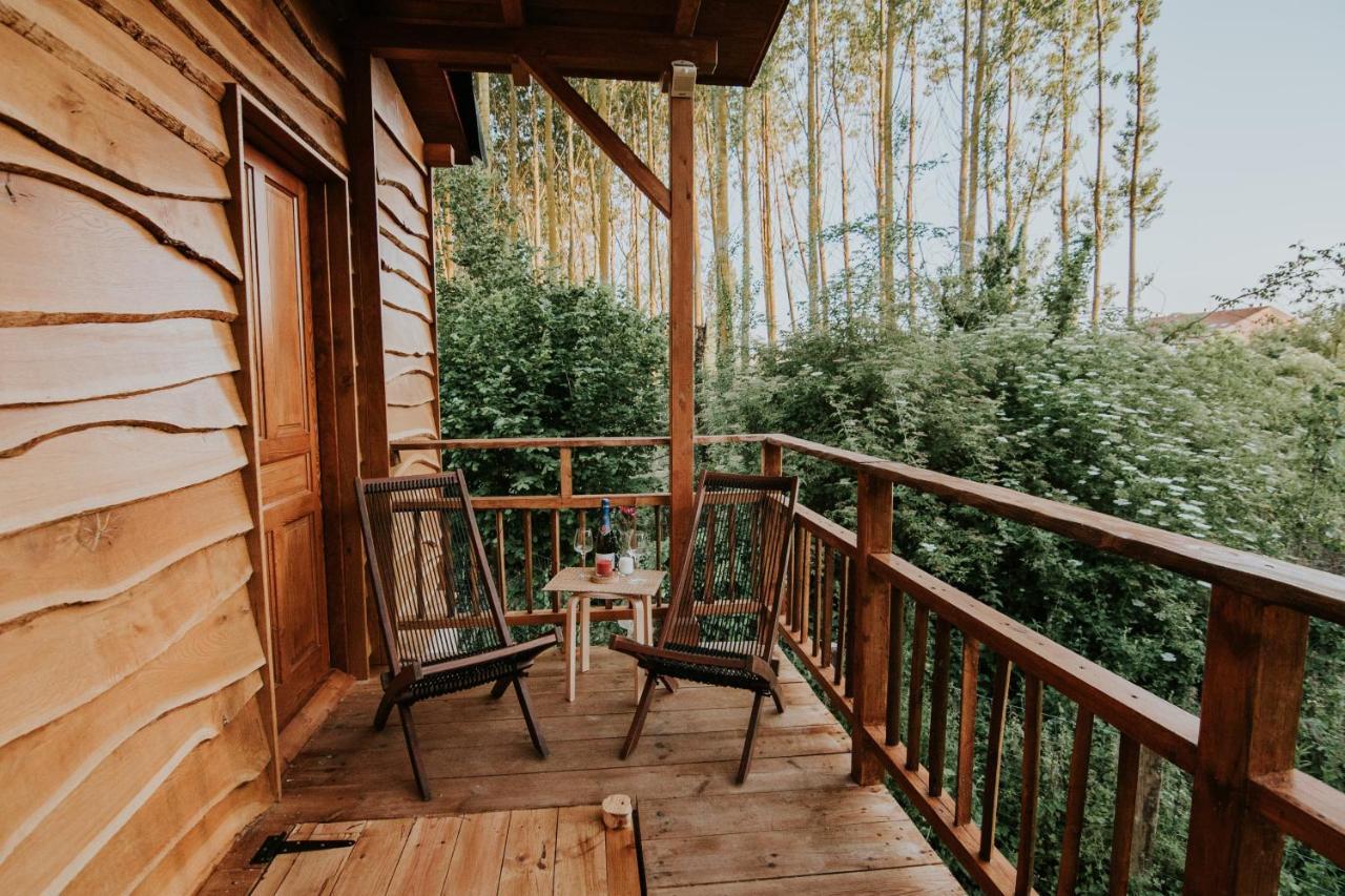 Bonita Cabana De Los Arboles En La Rioja , Durmiendo Entre Arboles Anguciana 外观 照片